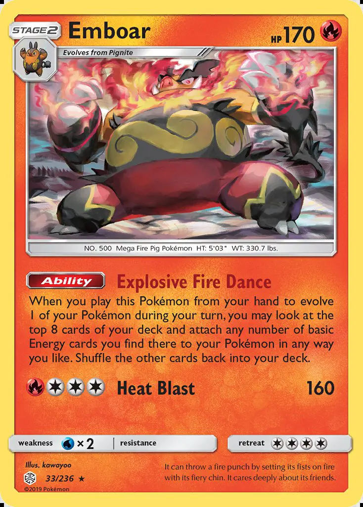 Image of the card Emboar
