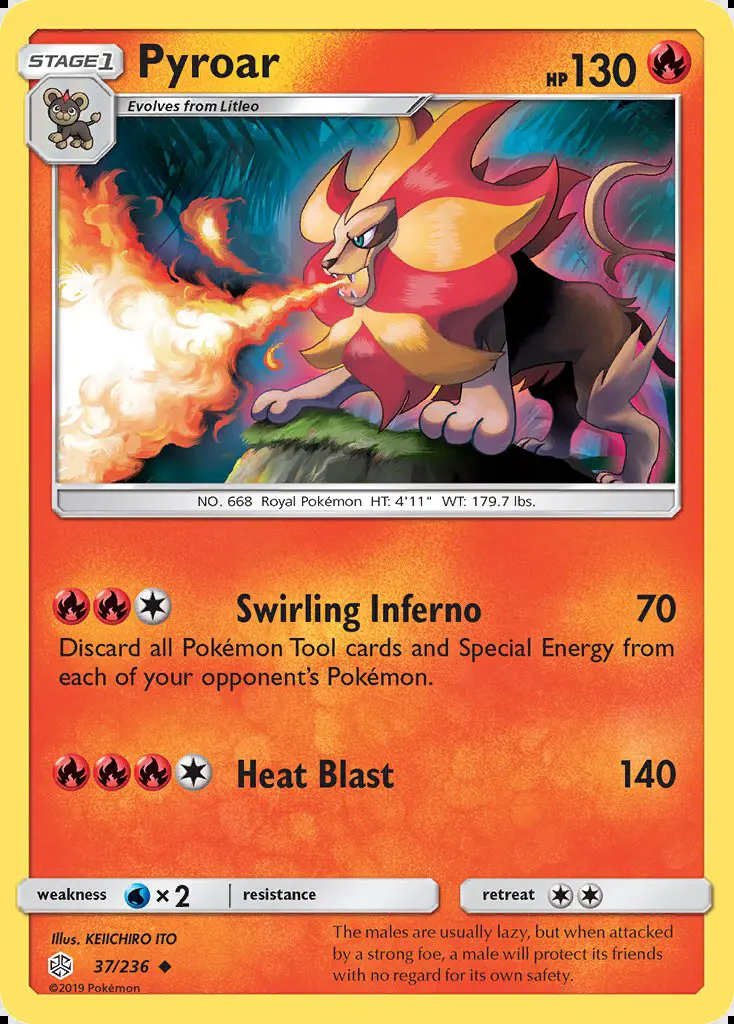 Image of the card Pyroar