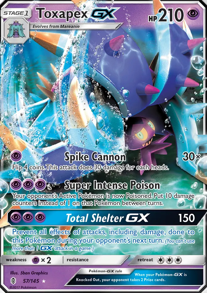 Image of the card Toxapex GX