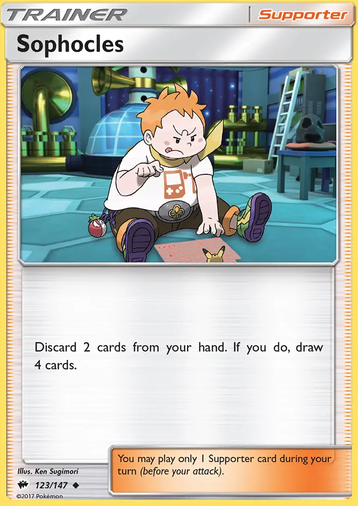 Image of the card Sophocles