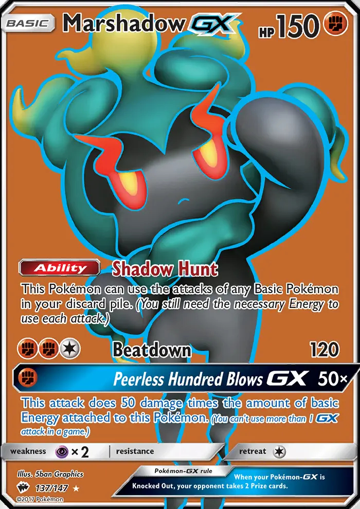 Image of the card Marshadow GX