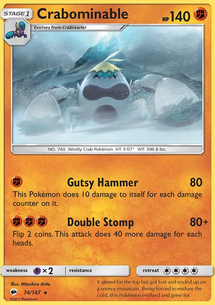 Image of the card Crabominable