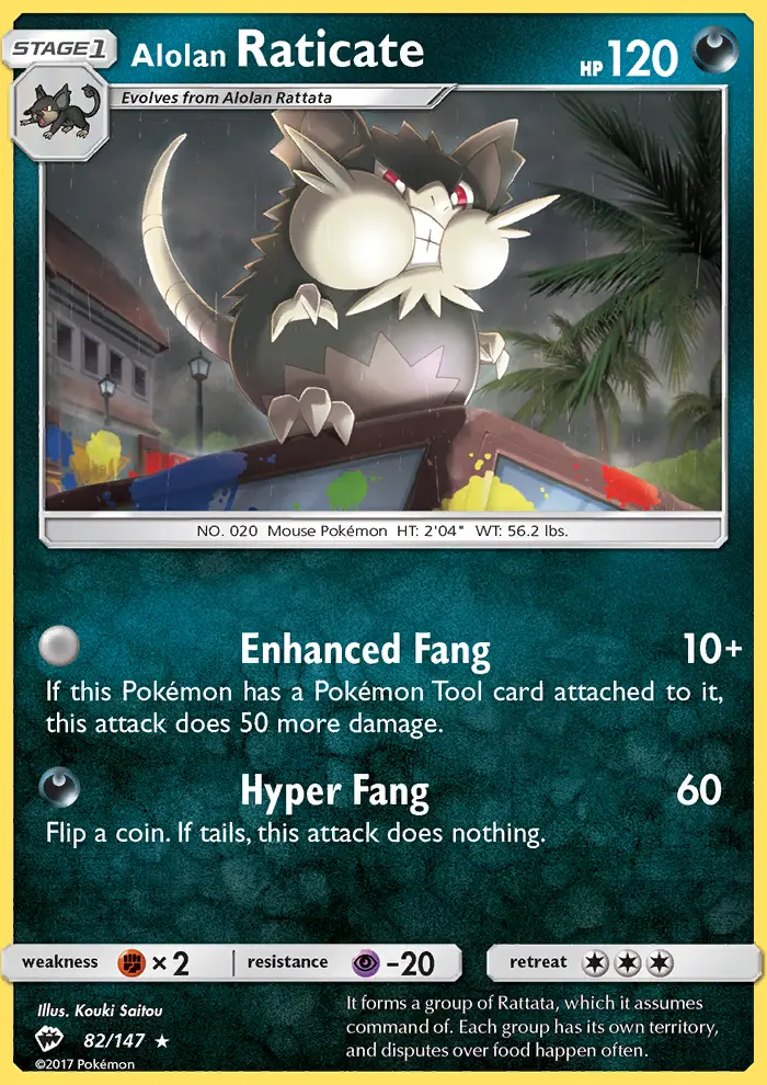 Image of the card Alolan Raticate
