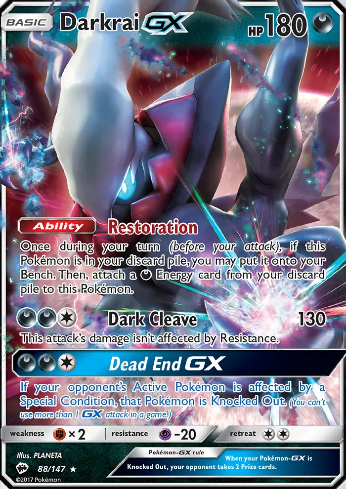 Image of the card Darkrai GX