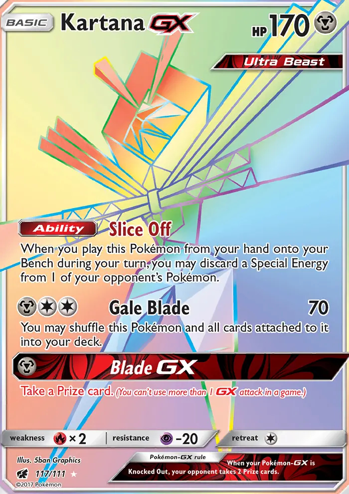Image of the card Kartana GX