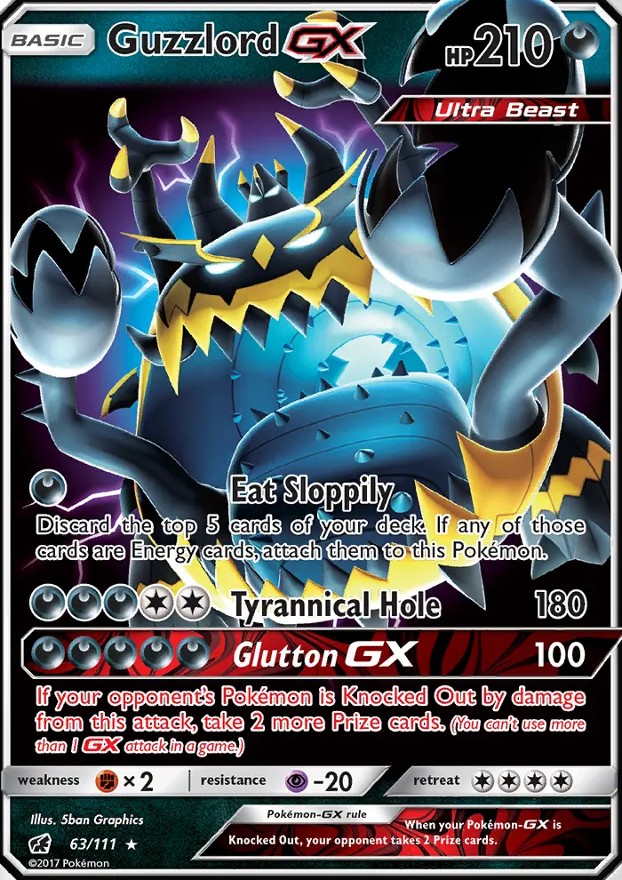Image of the card Guzzlord GX