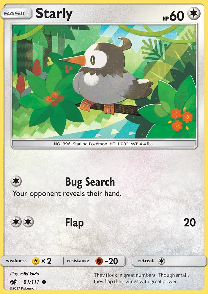 Image of the card Starly