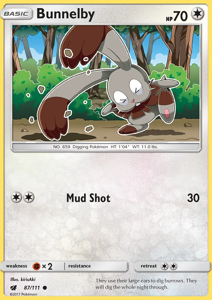 Image of the card Bunnelby