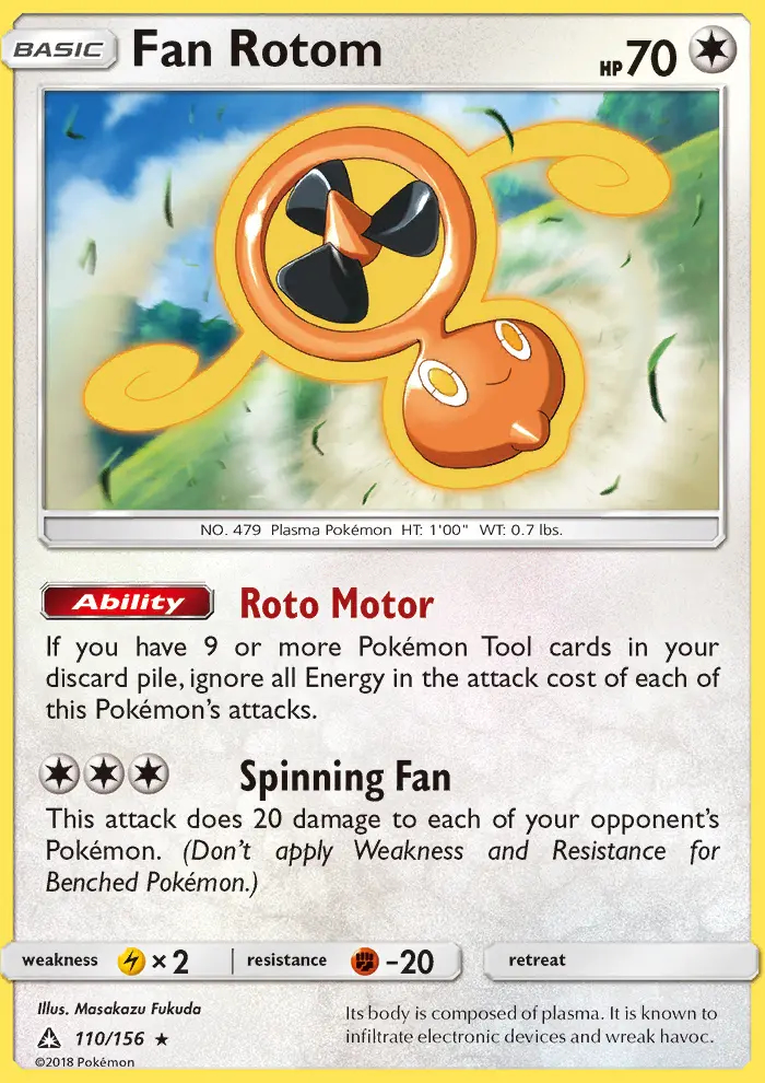 Image of the card Fan Rotom