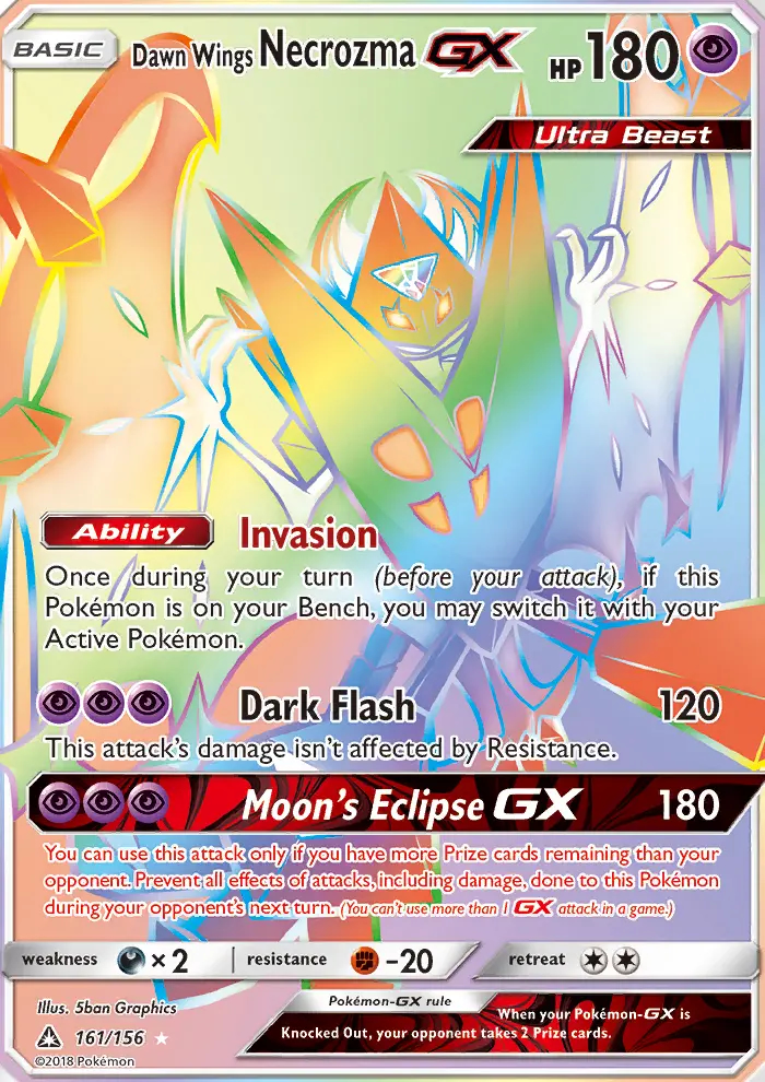 Image of the card Dawn Wings Necrozma GX