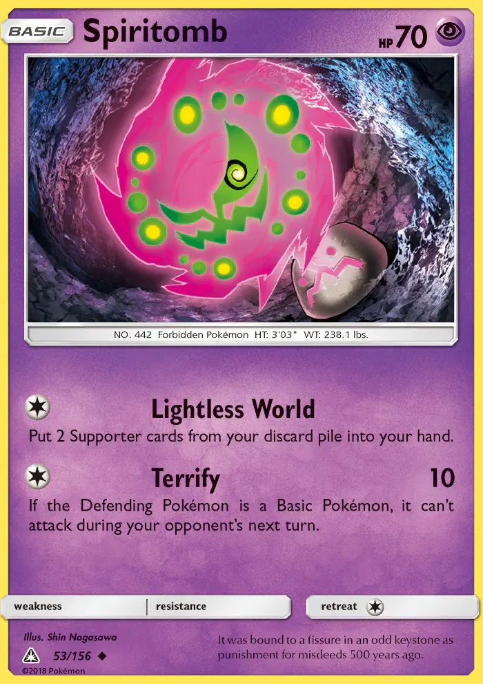 Image of the card Spiritomb