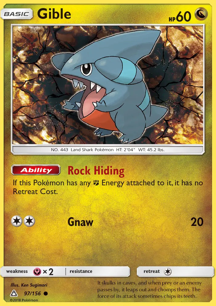 Image of the card Gible