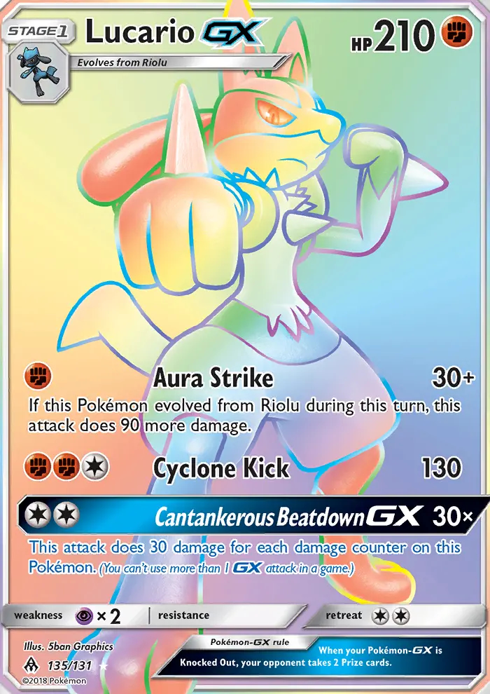 Image of the card Lucario GX