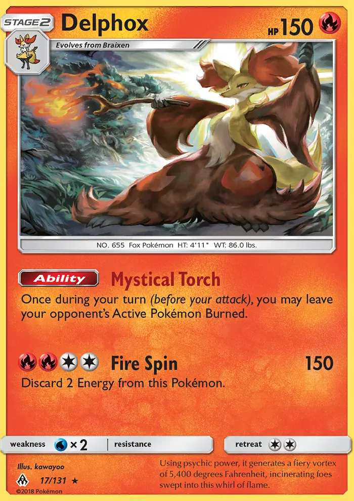 Image of the card Delphox