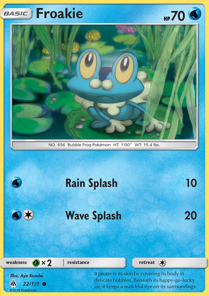 Image of the card Froakie