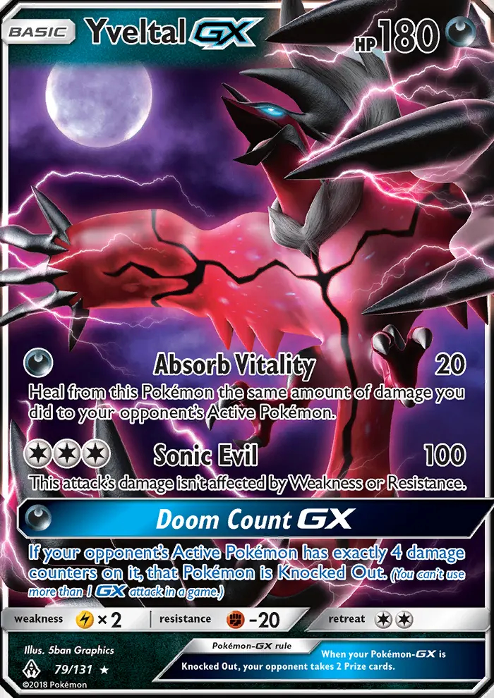 Image of the card Yveltal GX