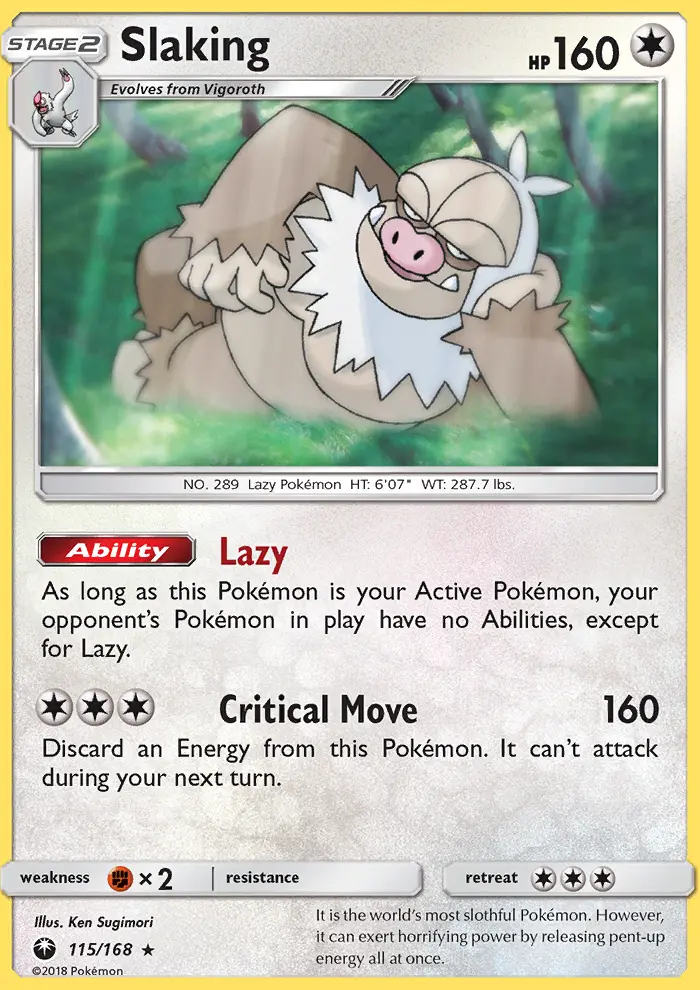 Image of the card Slaking
