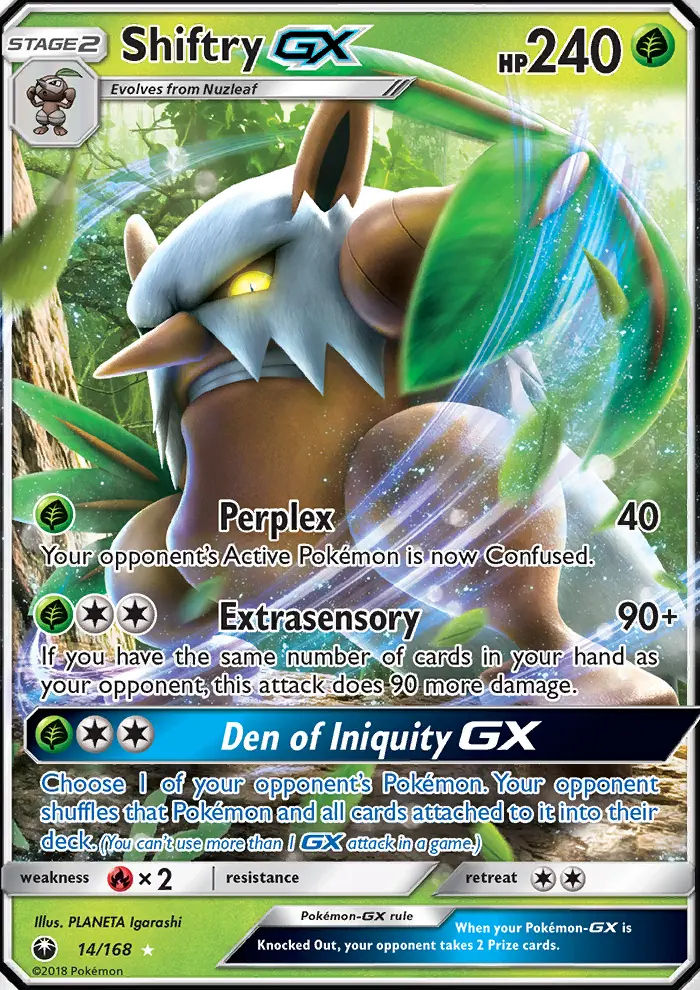 Image of the card Shiftry GX