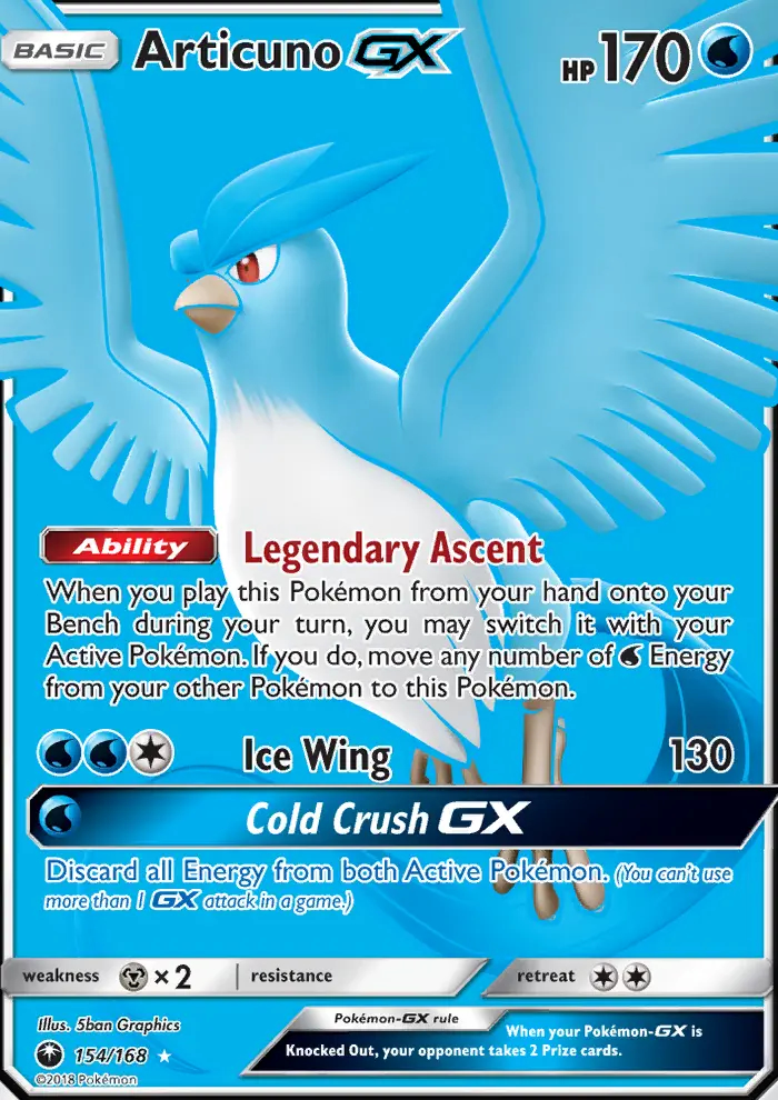 Image of the card Articuno GX