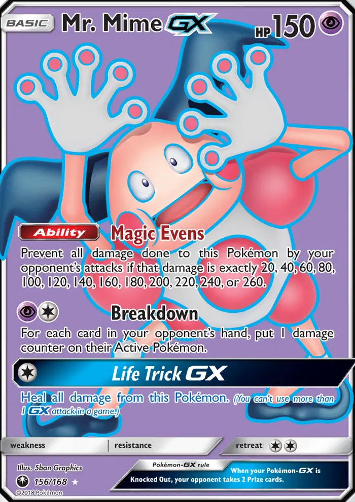Image of the card Mr. Mime GX