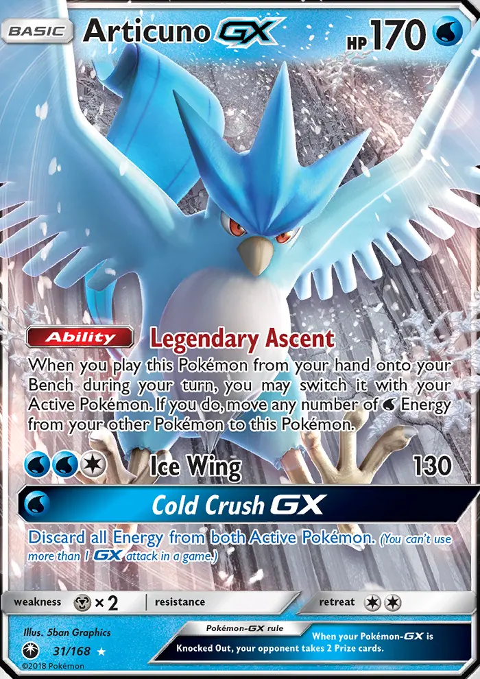 Image of the card Articuno GX