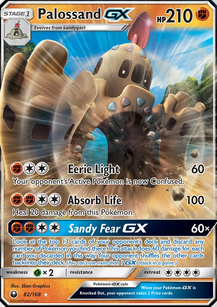 Image of the card Palossand GX