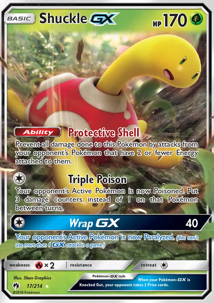 Image of the card Shuckle GX