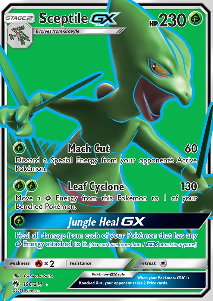 Image of the card Sceptile GX