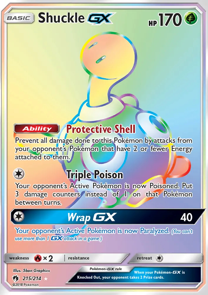 Image of the card Shuckle GX