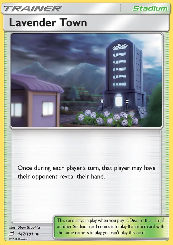 Image of the card Lavender Town