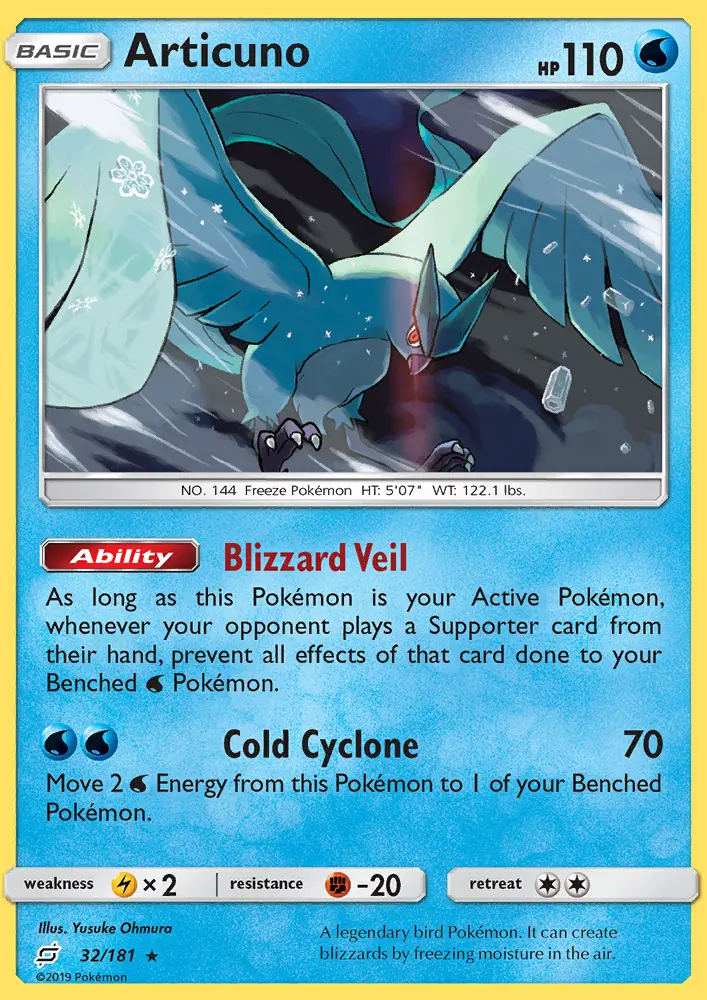 Image of the card Articuno