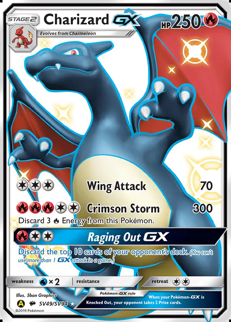 Image of the card Charizard-GX
