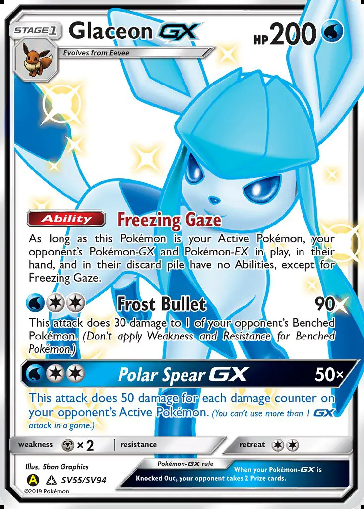 Image of the card Glaceon-GX