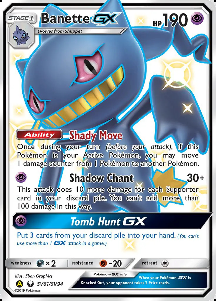 Image of the card Banette-GX