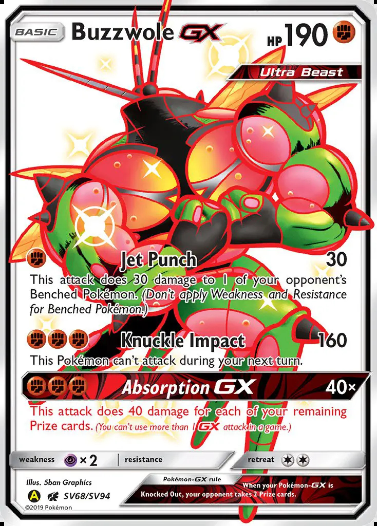 Image of the card Buzzwole-GX