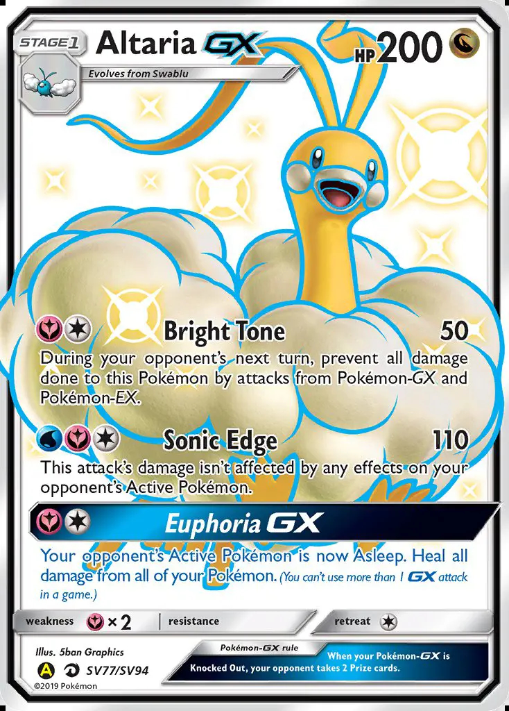 Image of the card Altaria-GX