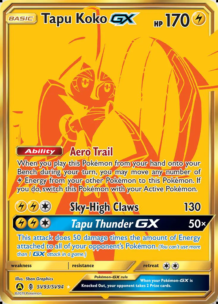 Image of the card Tapu Koko-GX