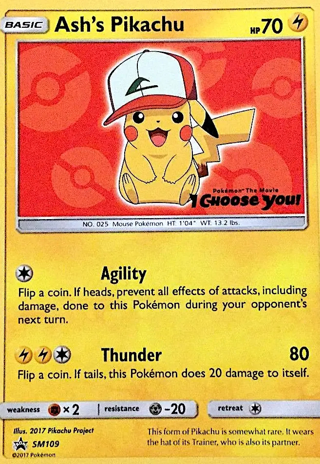 Image of the card Ash's Pikachu