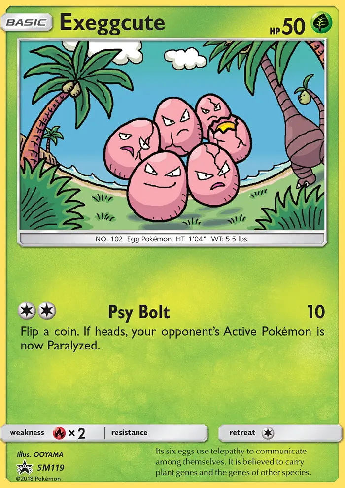 Image of the card Exeggcute