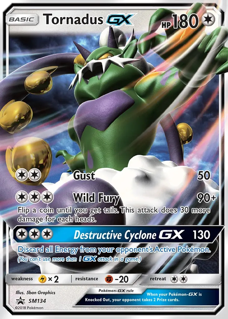 Image of the card Tornadus GX