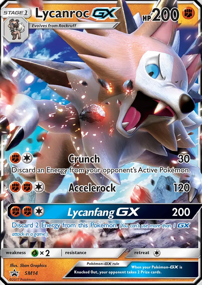 Image of the card Lycanroc GX