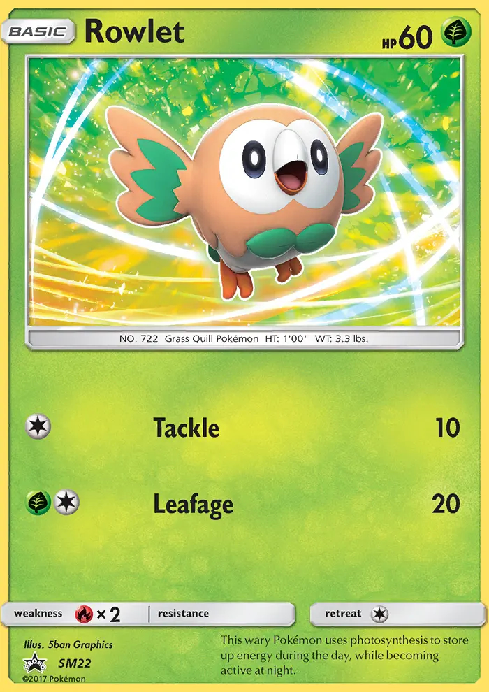 Image of the card Rowlet