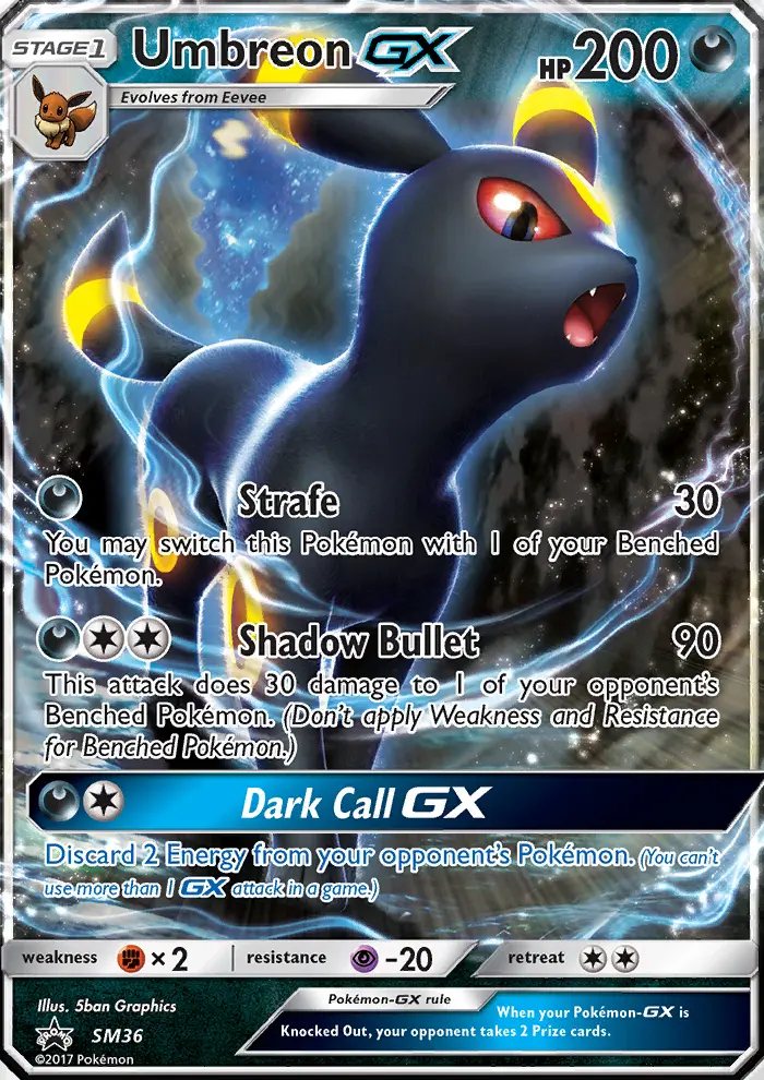 Image of the card Umbreon GX