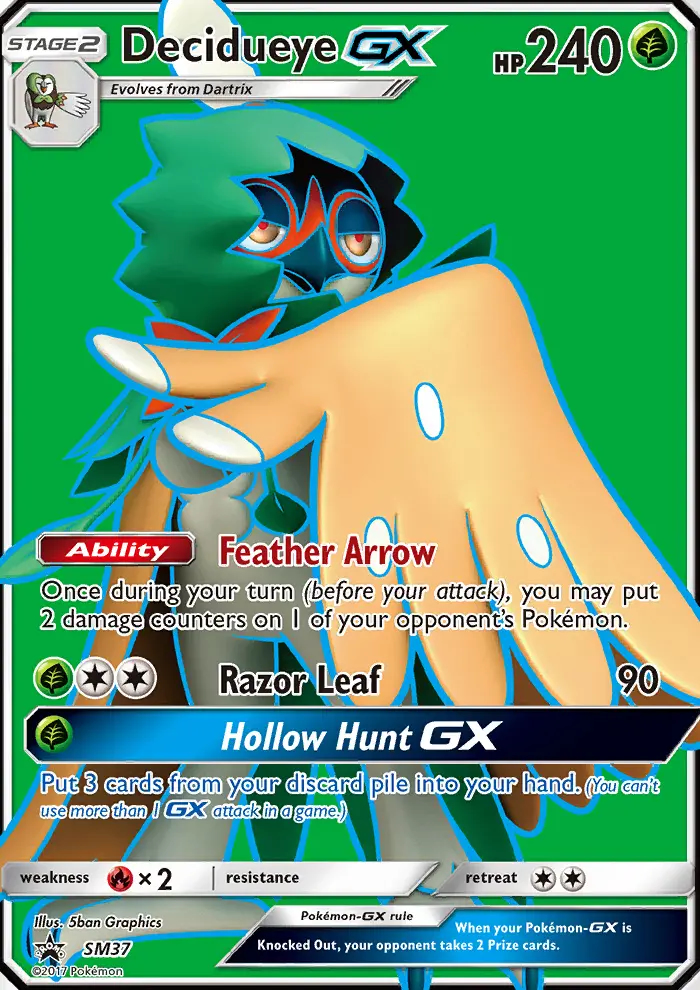 Image of the card Decidueye GX