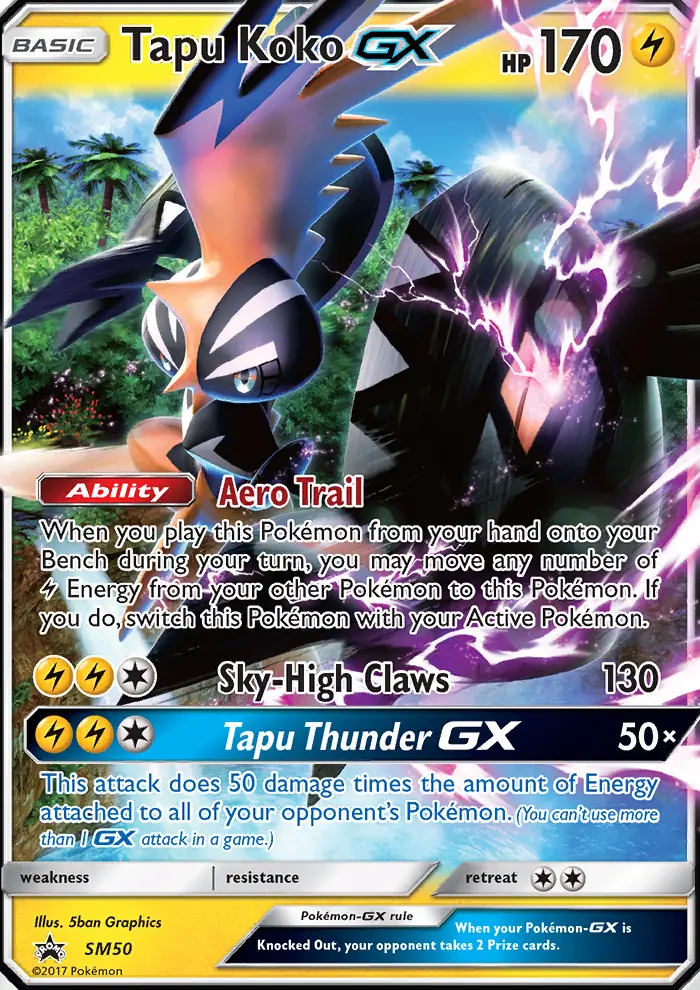 Image of the card Tapu Koko GX