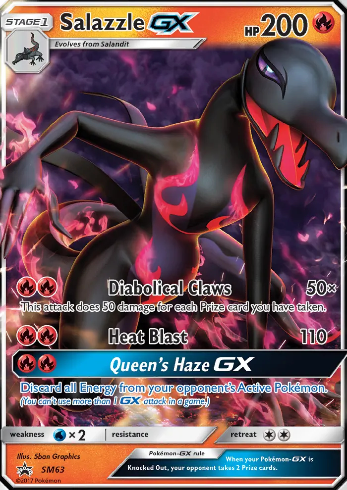Image of the card Salazzle GX