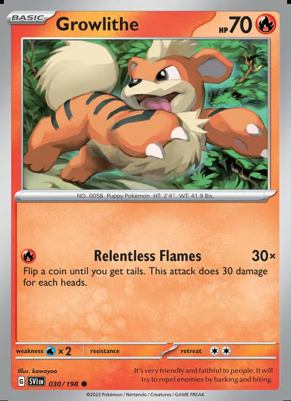 Image of the card Growlithe