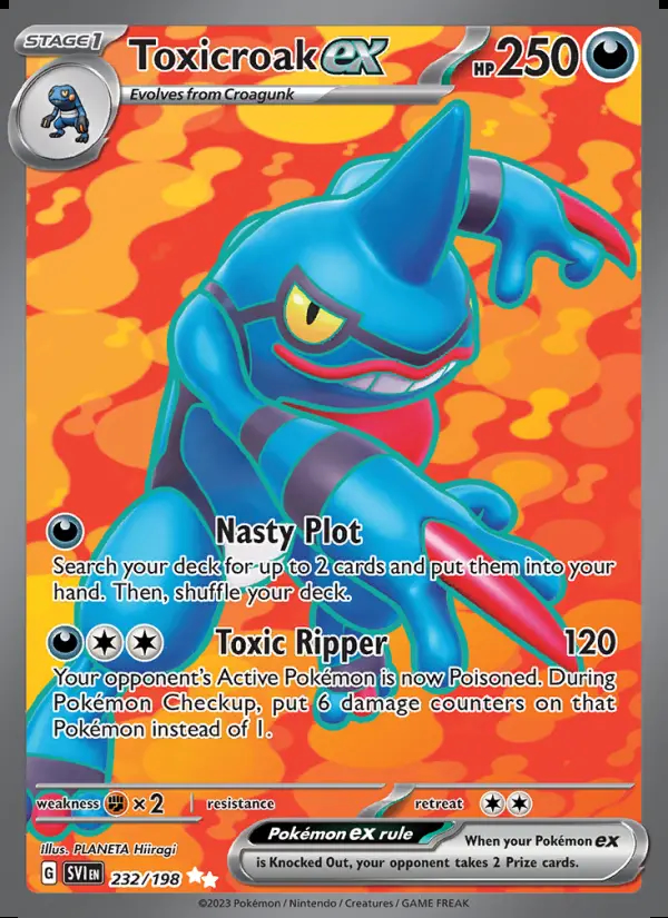 Image of the card Toxicroak ex