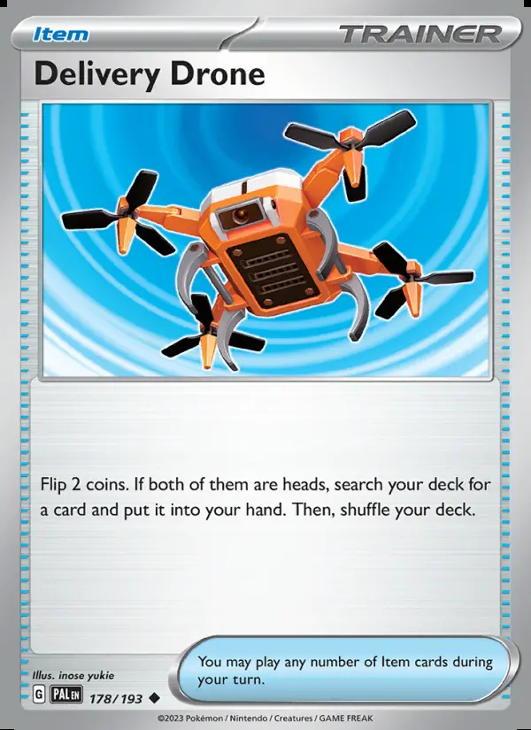 Image of the card Delivery Drone