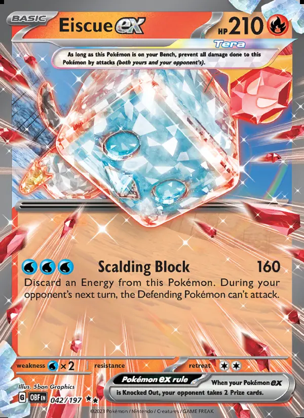 Image of the card Eiscue ex